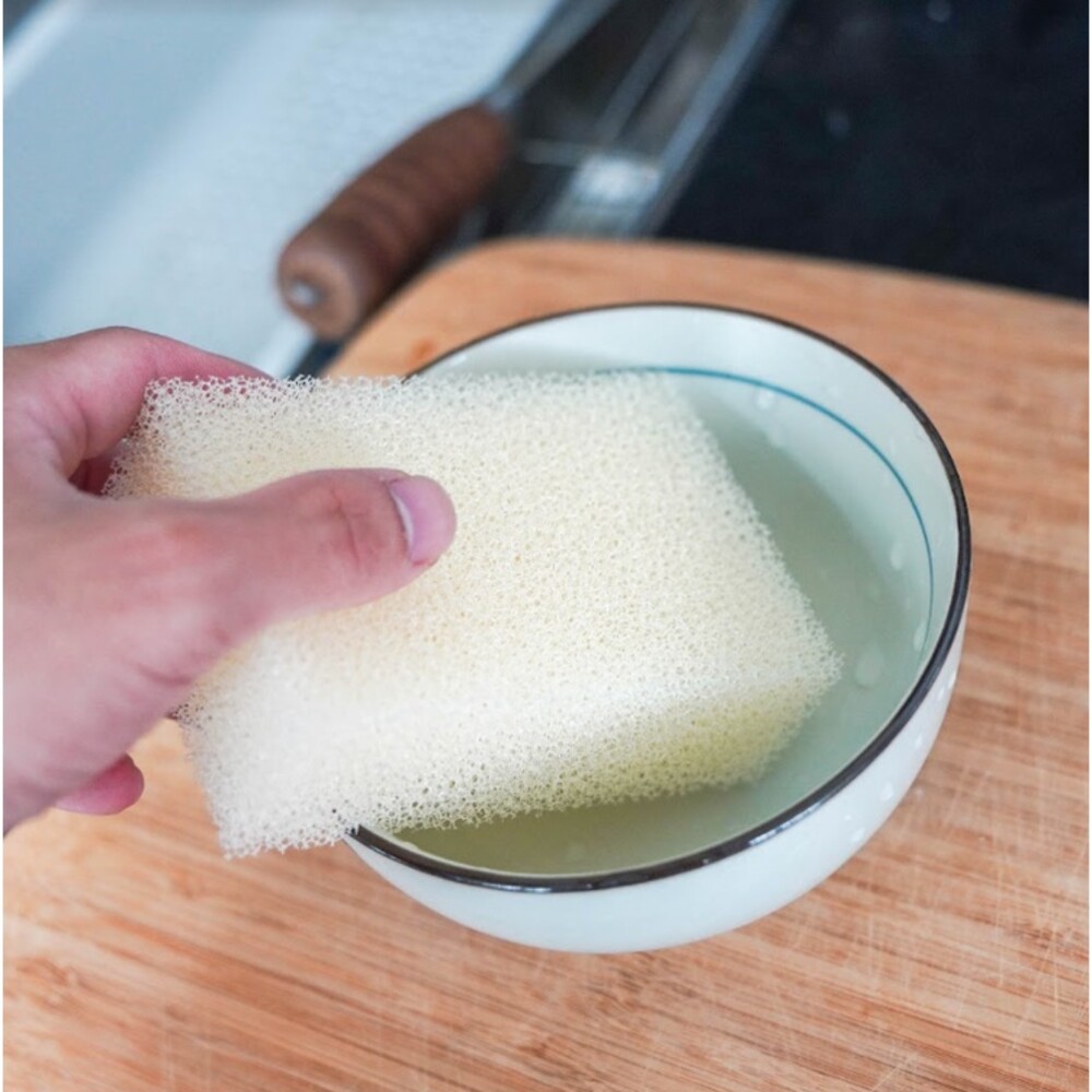 SF-018442-日本製 PAX NATURON 白色洗碗海棉 太陽油脂 去汙 清潔海棉 菜瓜布 清潔 廚房 廚房清潔