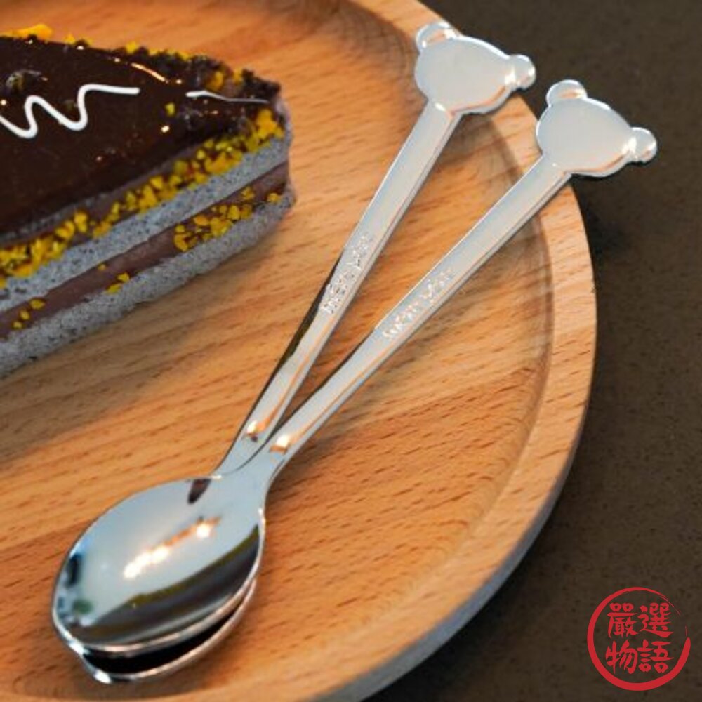 日本製東亞金屬小熊不鏽鋼咖啡匙5入不銹鋼湯匙攪拌咖啡奶精布丁咖啡湯匙攪拌匙