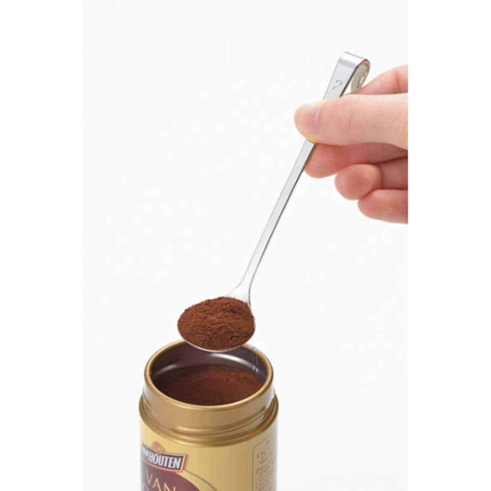 SF-018500-日本製 吉川不鏽鋼茶粉匙 抹茶粉 咖啡 茶葉匙 長柄匙 攪拌匙 量匙 自帶掛勾 沖泡粉 奶粉 茶葉