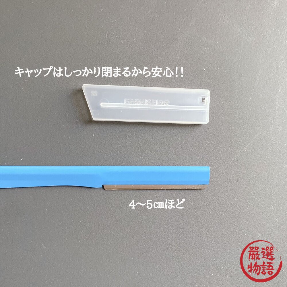 日本製 SHISEIDO 資生堂 修眉刀 5入組 修眉 修顏 除毛刀 剃毛刀 安全 不鏽鋼刀片-圖片-2