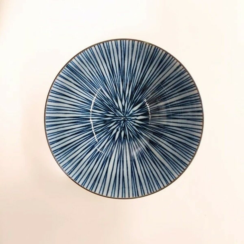 日本製 細十草線條丼飯碗 碗 陶瓷碗 飯碗 湯碗 美濃燒 丼飯碗 茶碗 平碗 情侶碗 夫妻碗-圖片-2