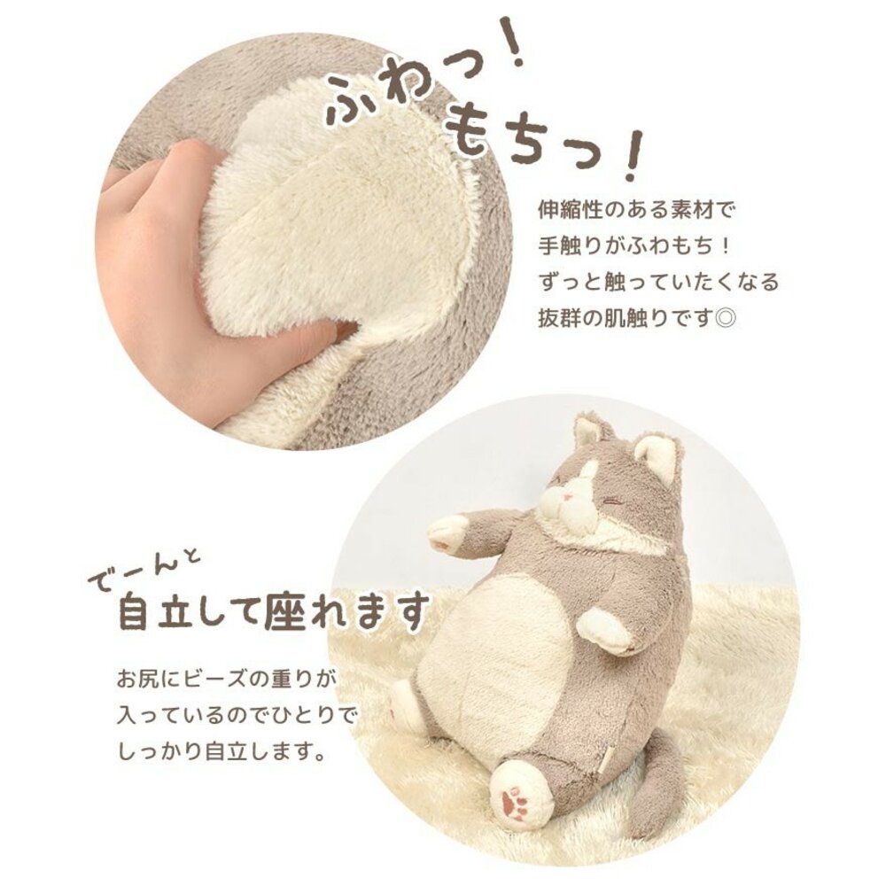 胖胖貓 趴睡抱枕 抱枕娃娃 絨毛玩具 絨毛娃娃 娃娃 枕頭 玩偶 午睡枕 公仔 抱枕-圖片-2
