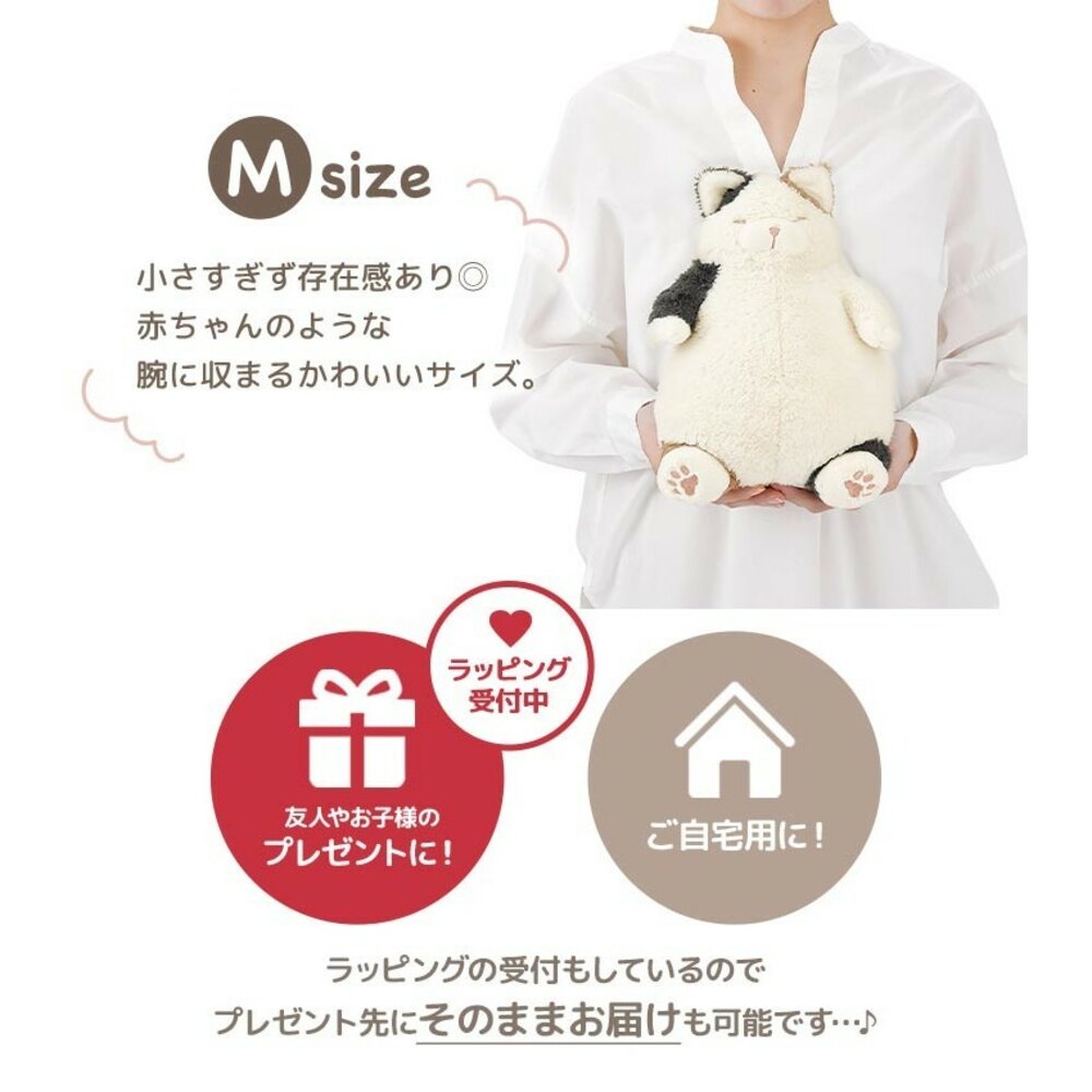 胖胖貓 趴睡抱枕 抱枕娃娃 絨毛玩具 絨毛娃娃 娃娃 枕頭 玩偶 午睡枕 公仔 抱枕-圖片-6