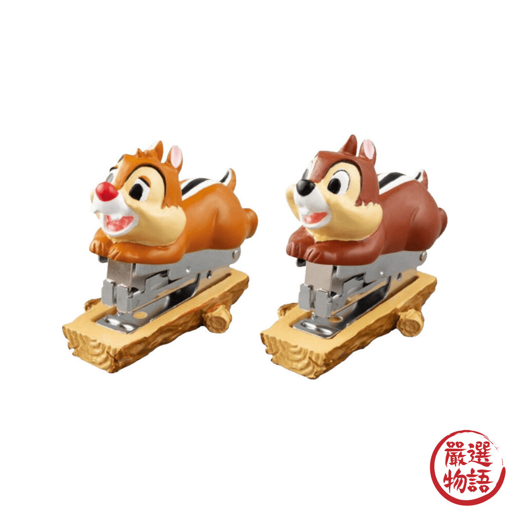 奇奇蒂蒂造型訂書機 奇奇蒂蒂 Disney 釘書機 花栗鼠 辦公小物-圖片-1