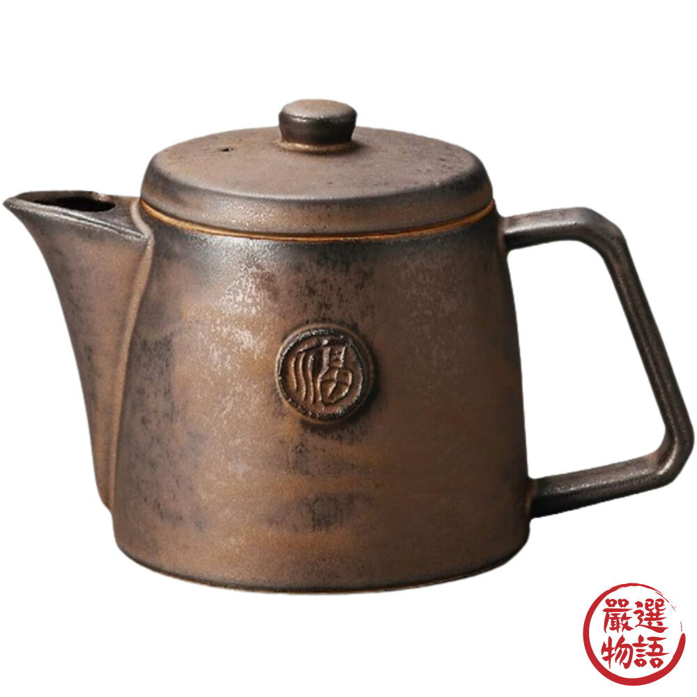 美濃燒 日本製造 復古福字 茶壺 陶瓷茶壺 泡茶壺 茶具 泡茶 瓷壺 瓷器-圖片-7