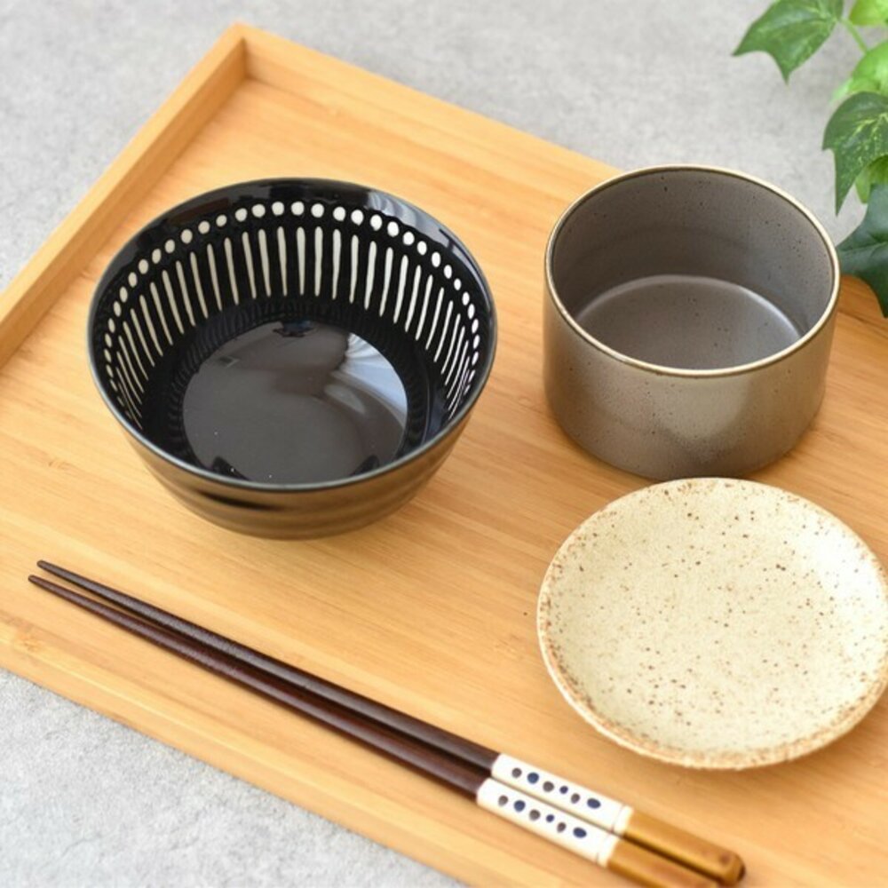 SF-018612-日本製 三色茶碗 陶瓷碗 飯碗 湯碗 茶碗 情侶碗 陶瓷碗