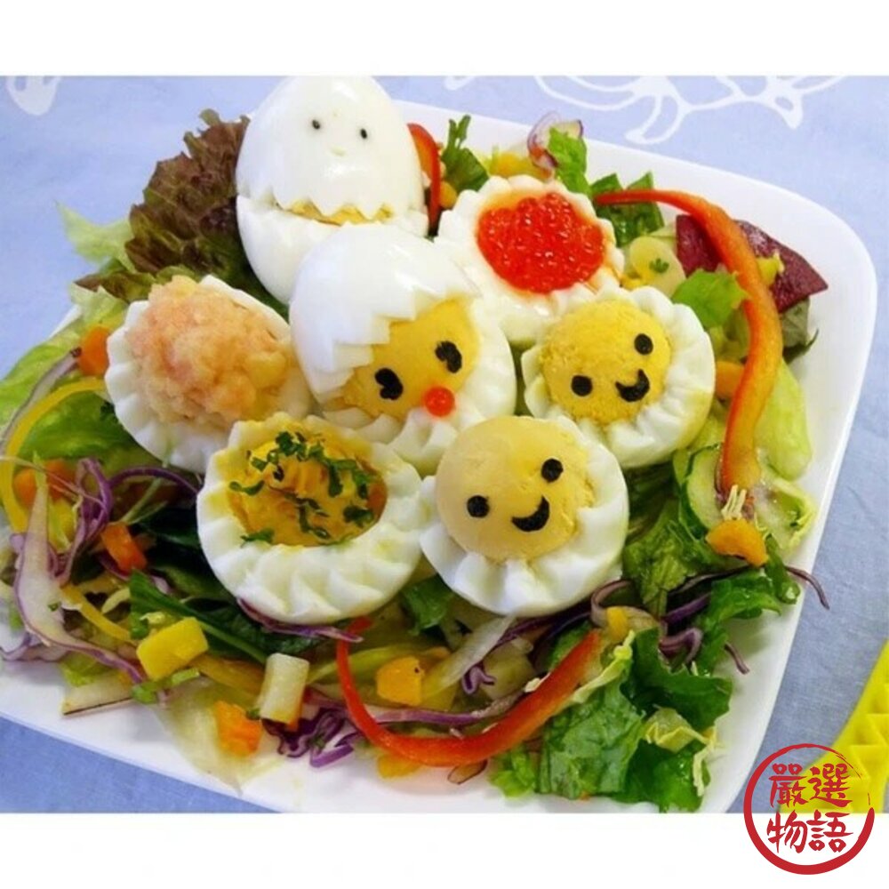 日本製 水煮蛋造型切蛋器 廚房用品 水煮蛋 雞蛋 糖心蛋 造型切蛋器 切蛋 切水煮蛋 蛋 蛋料理-圖片-6