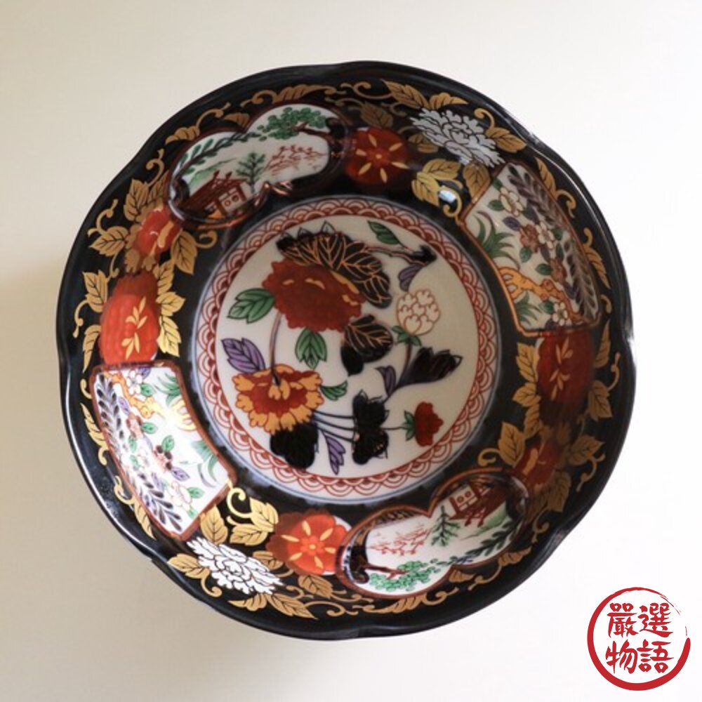 日本製 美濃燒 陶瓷碗 宮廷風 花邊造型碗 拉麵碗 | 碗 碗盤 陶瓷碗 湯碗 飯碗 餐碗 日式碗盤-圖片-5