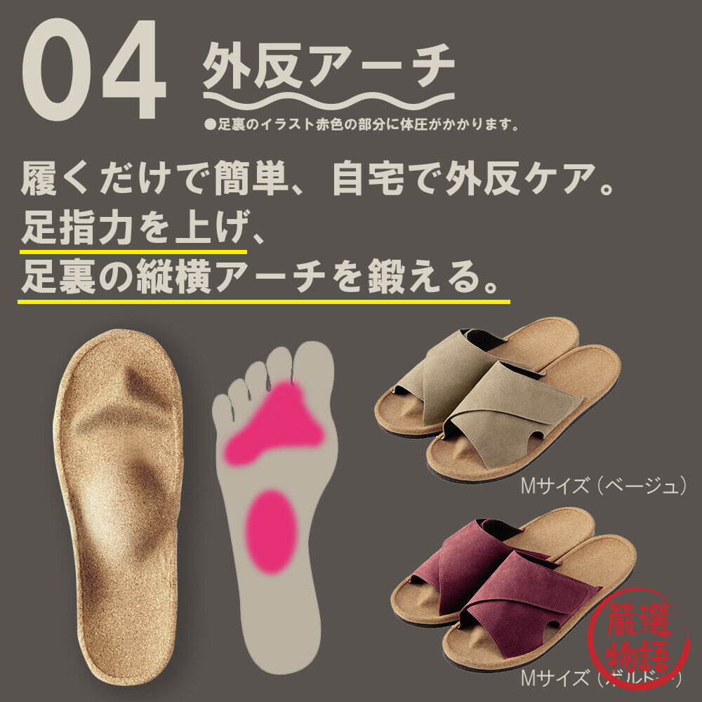 Fumippa 健康拖鞋 室內拖鞋 涼鞋 舒壓 指壓 穴位 腳底按摩 男女通用 禮物-圖片-7