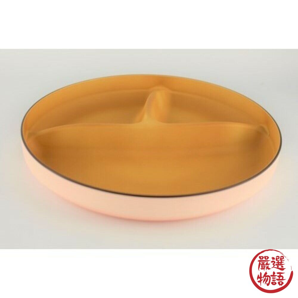 日本製 樹脂深隔分隔盤 粉色 綠色 灰色 211餐盤 餐盤 輕量盤 木質圓盤 盤 耐摔盤 露營盤-圖片-3