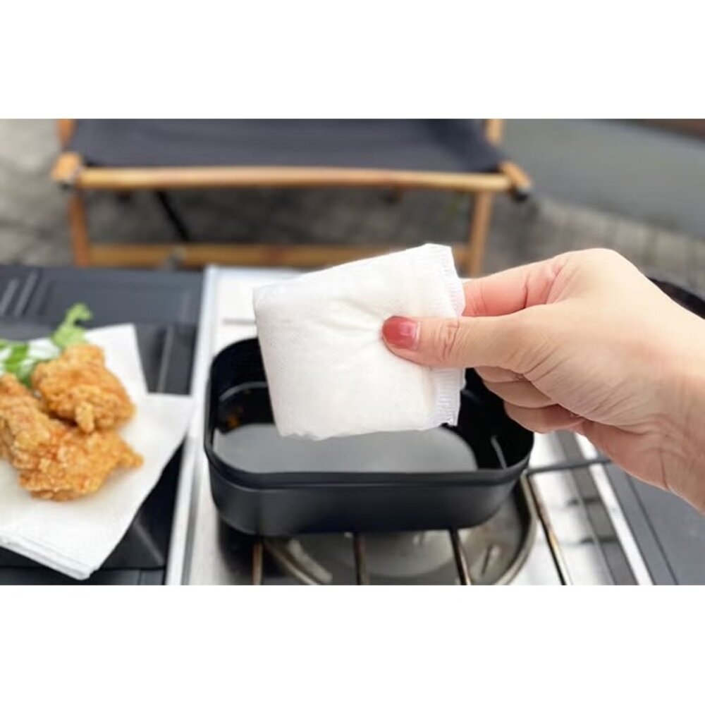 SF-018696-日本製 吸油墊 12入 吸油 油炸處理 廢油處理｜廢油 廚房 料理油 清潔 天婦羅 炸物