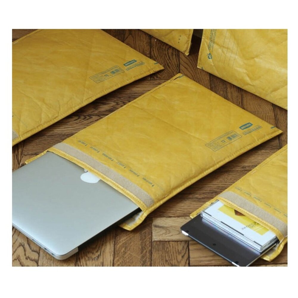 SF-018772-日本 DULTON 仿牛皮紙袋收納包 三色可選 筆電包 ipad平板保護 13吋 15吋 文件收納 信封設計