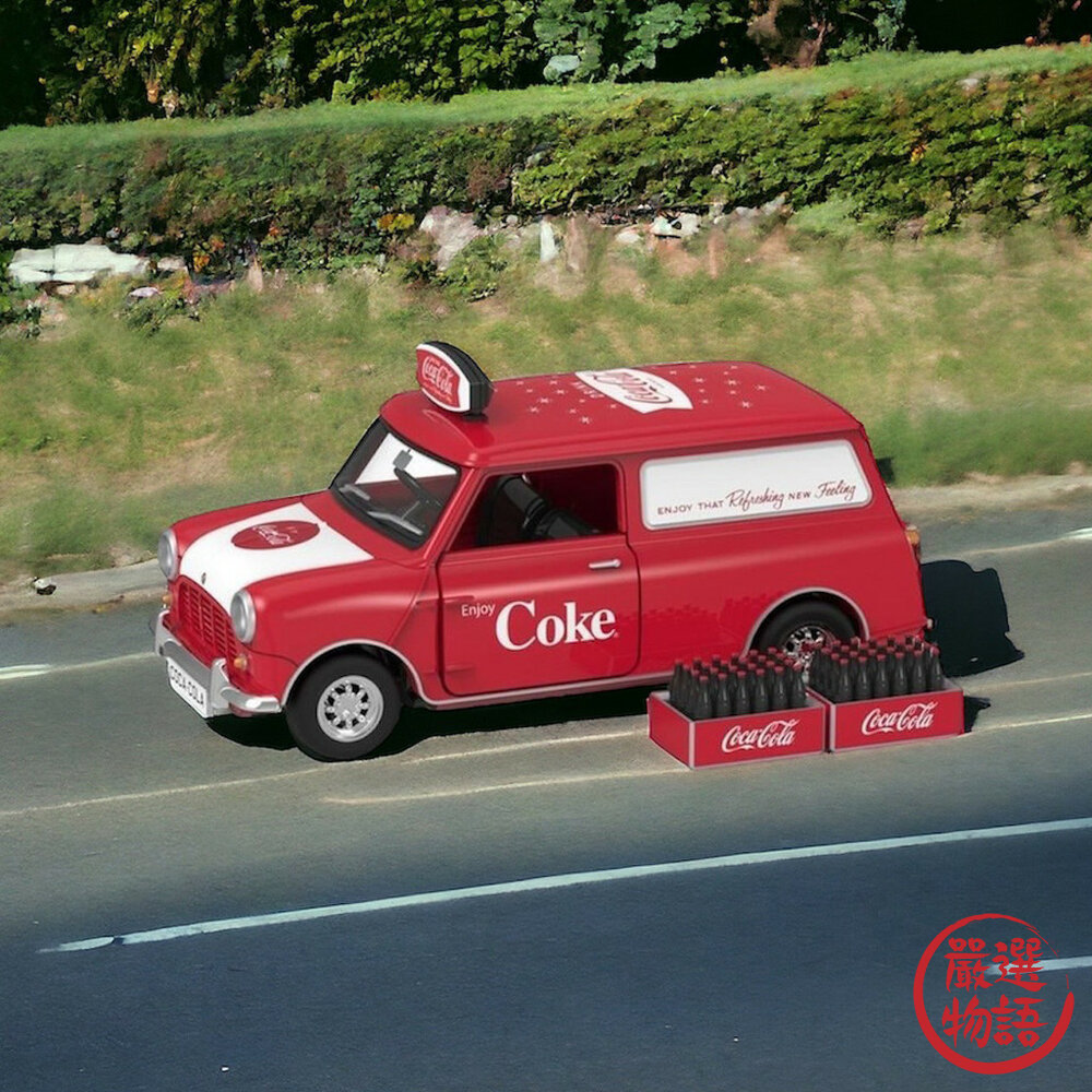 SF-019102-現貨 Mini Cooper可口可樂聯名款模型合金車｜COKE030 Tiny 微影 coca-cola 日本進口