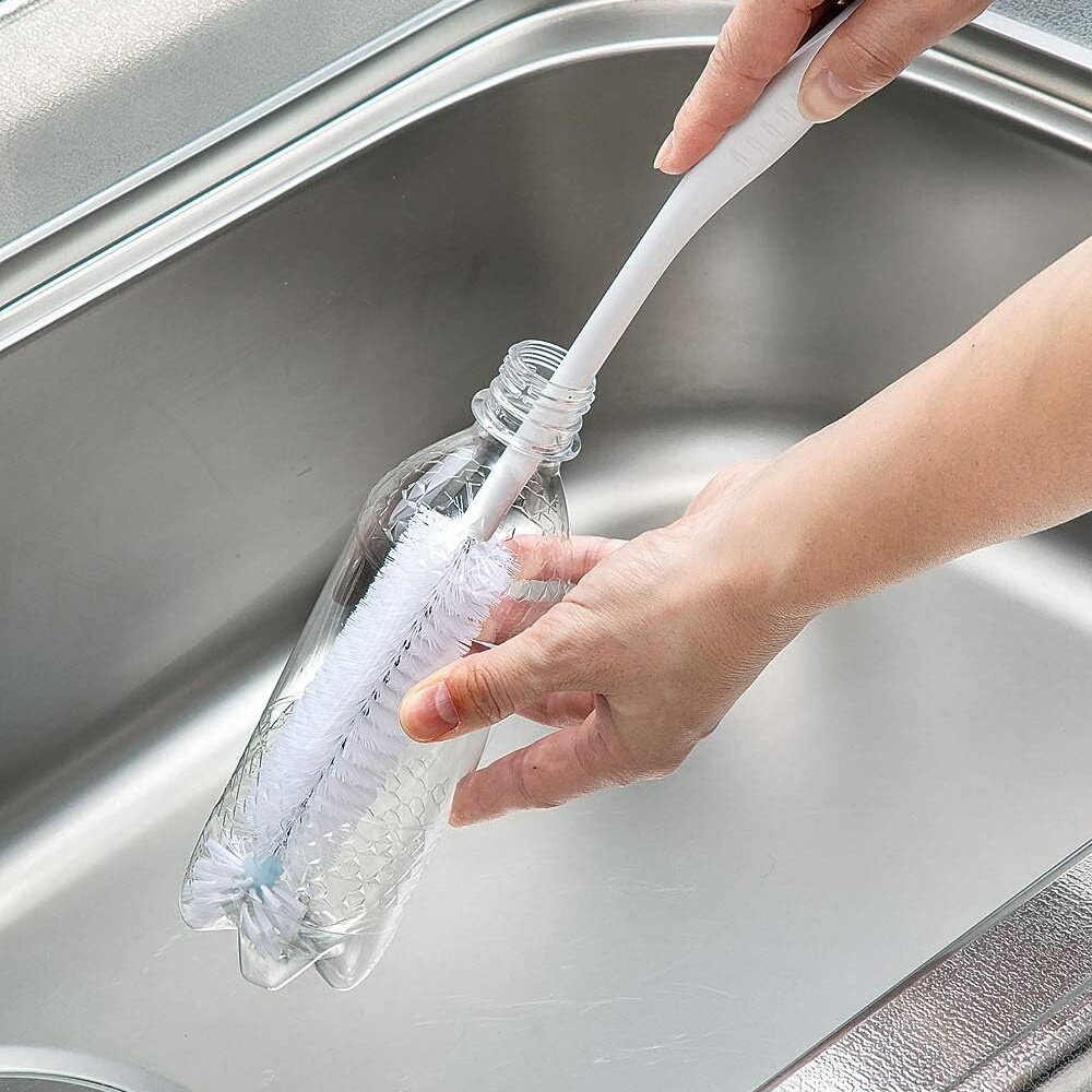 SF-019161-1-日本製 MAMEITA 洗瓶刷 杯刷 奶瓶刷 保溫杯刷 日本進口