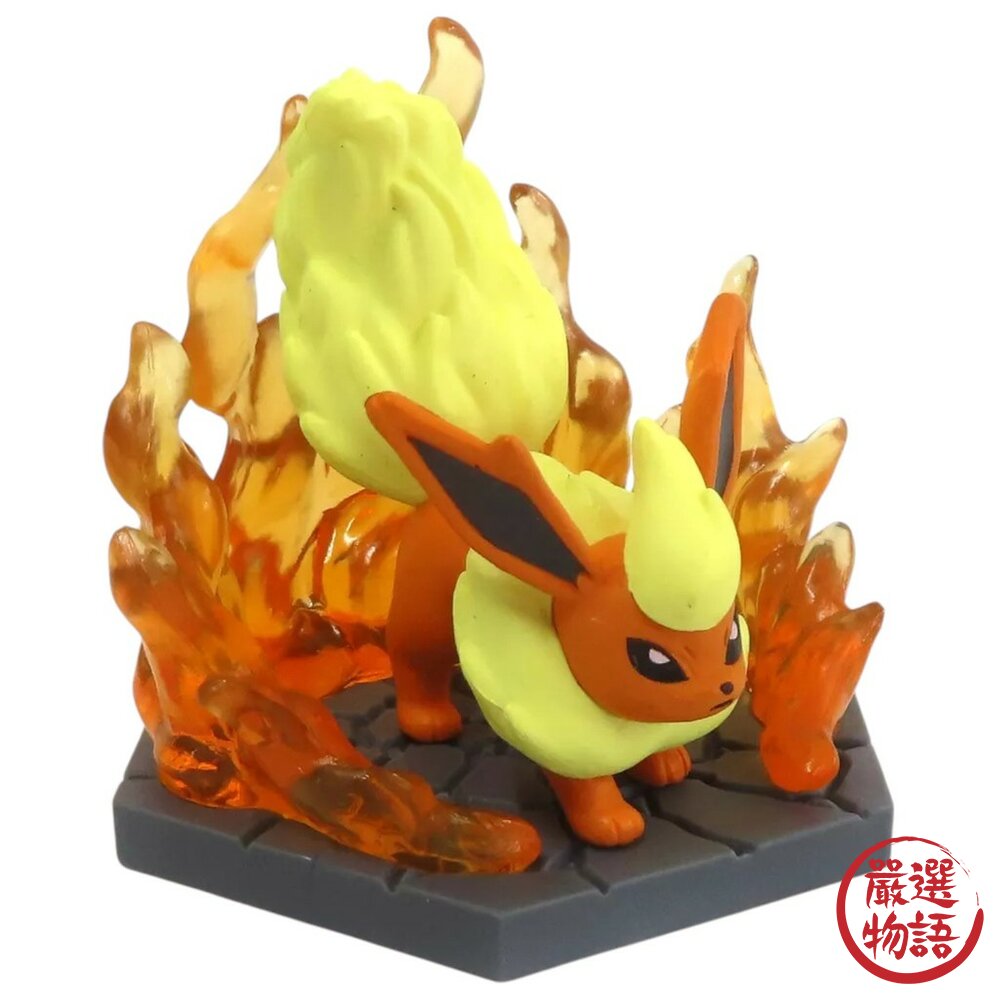 日本 T-ARTS 精靈寶可夢特效公仔 火系與冰系扭蛋 搭配專屬特效底座 寶可夢 神奇寶貝-圖片-6
