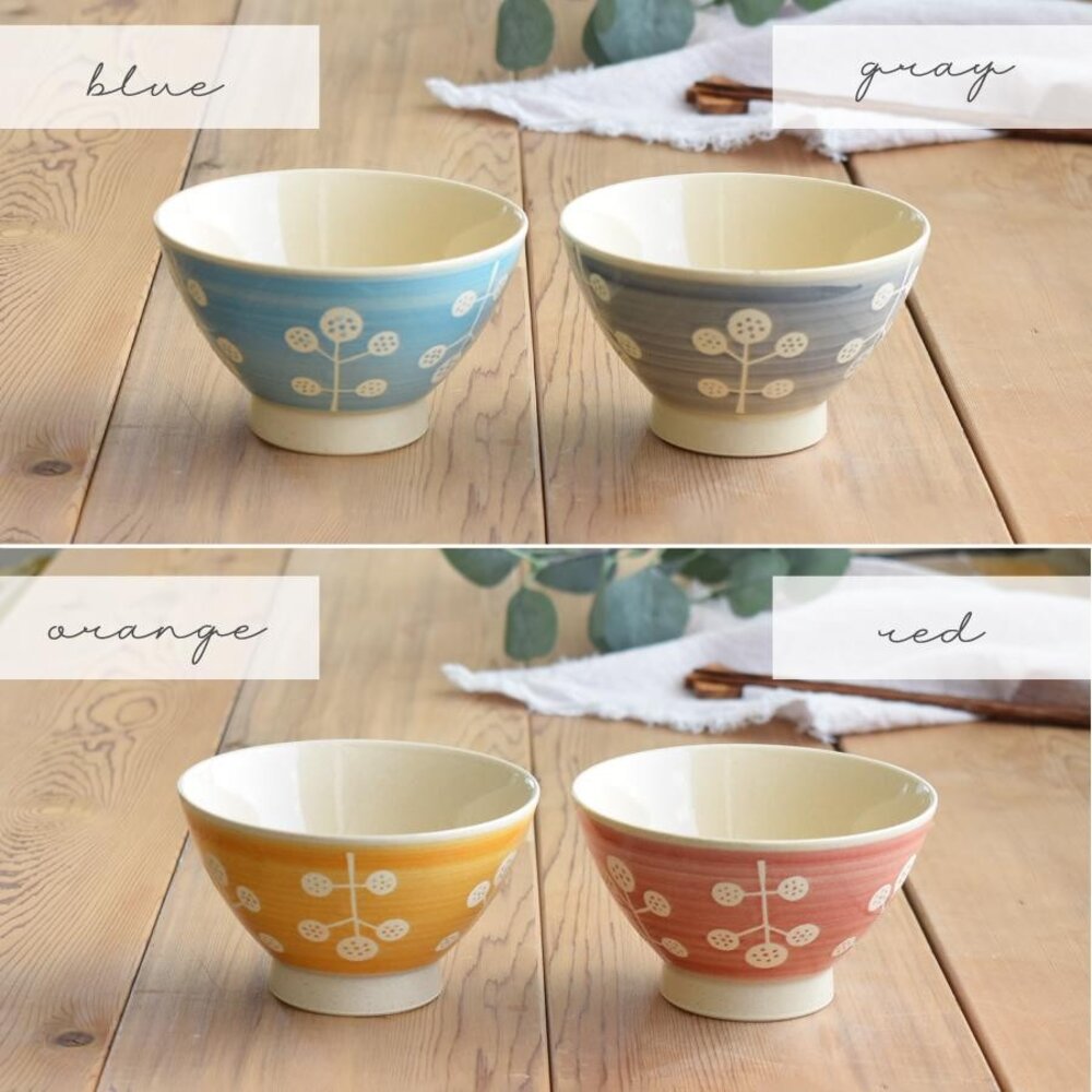 SF-019658-日本製 小樹陶瓷茶碗 飯碗 碗 波佐見燒 陶瓷碗 Φ12 餐碗 湯碗 餐具