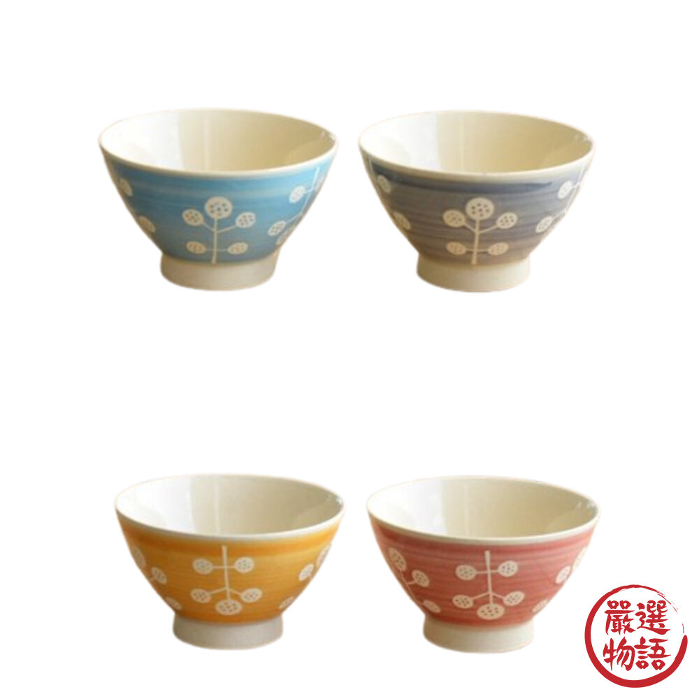 日本製 小樹陶瓷茶碗 飯碗 碗 波佐見燒 陶瓷碗 Φ12 餐碗 湯碗 餐具-圖片-6
