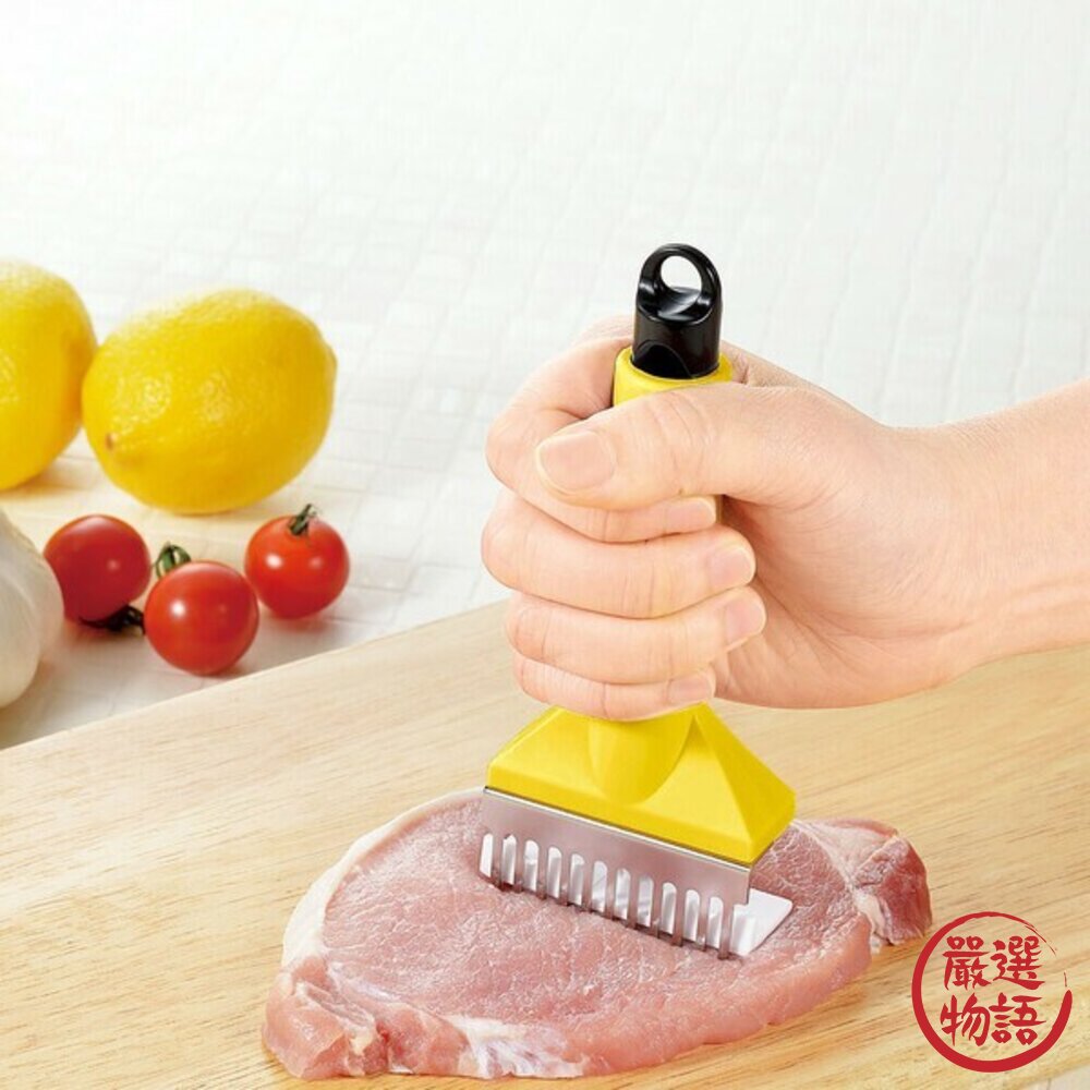 SF-019676-日本下村 斷筋器 鬆肉神器 肉品斷筋 鎚肉器 鬆肉 專業斷筋 牛排斷筋器 切斷肉筋 日本進口