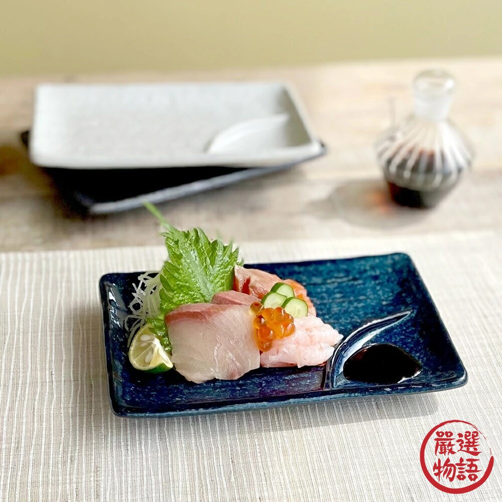 日本製 陶瓷長方盤 美濃燒 刺身盤 日式餐盤 陶瓷盤 壽司盤 擺盤 生魚片盤 小菜盤 簡約餐具-圖片-1