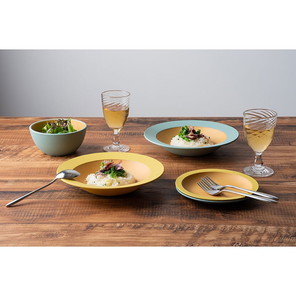 SF-019782-日本製 colimn木紋餐具組 盤子 碗 杯子 | 露營盤 沙拉盤 飯碗 可堆疊 耐摔 露營 野餐