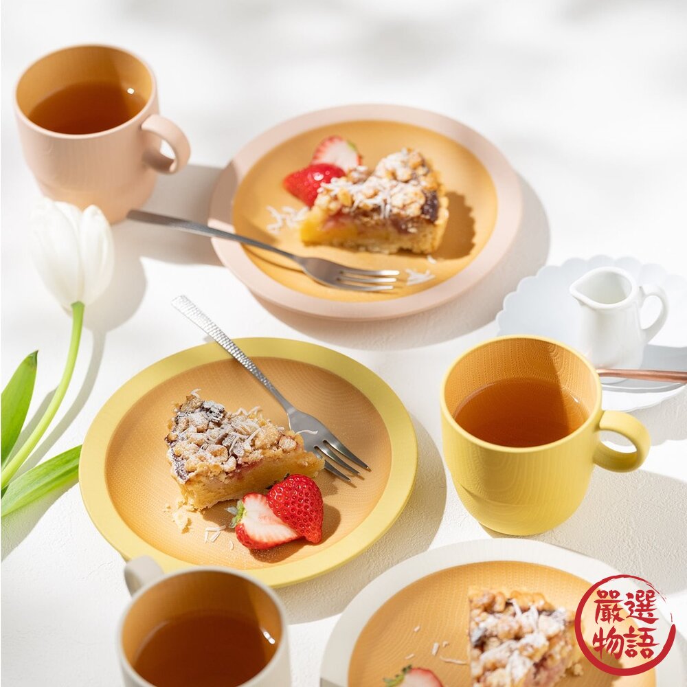 日本製 colimn木紋餐具組 盤子 碗 杯子 | 露營盤 沙拉盤 飯碗 可堆疊 耐摔 露營 野餐-圖片-9