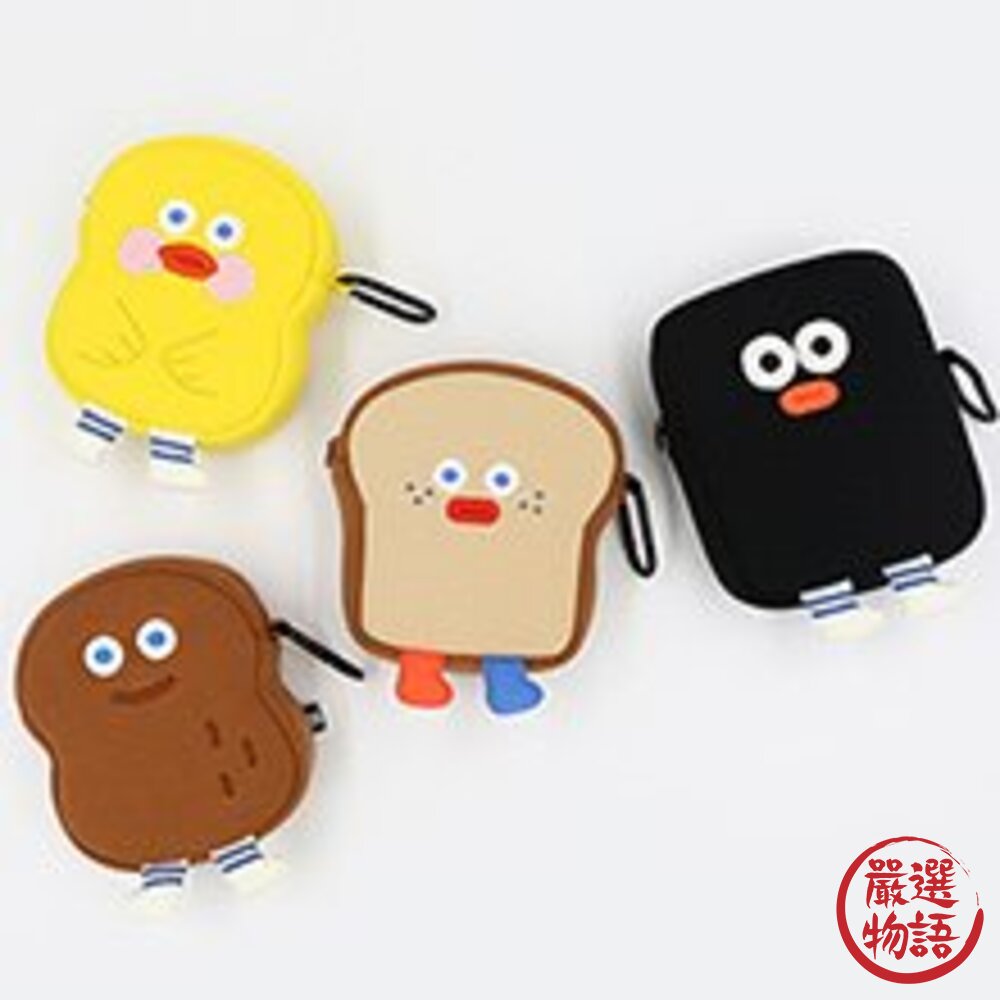 韓國文創 Romane 零錢包 小包包 手拿包 化妝包 韓國零錢包 隨身小包 收納小包 可愛包包 包包 日本進口-圖片-1