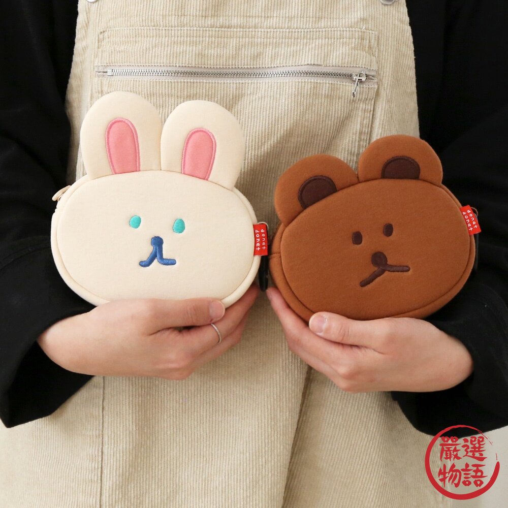 韓國文創 Romane 零錢包 小包包 手拿包 化妝包 韓國零錢包 隨身小包 收納小包 可愛包包 包包 日本進口-圖片-2