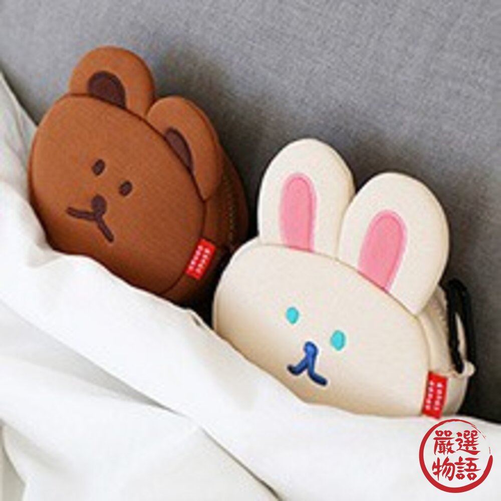 韓國文創 Romane 零錢包 小包包 手拿包 化妝包 韓國零錢包 隨身小包 收納小包 可愛包包 包包 日本進口-圖片-3