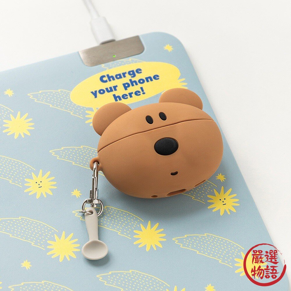 韓國 Romane AirPods Pro2 矽膠保護套 耳機套 Brunch 早午餐兄弟 日本進口-圖片-2