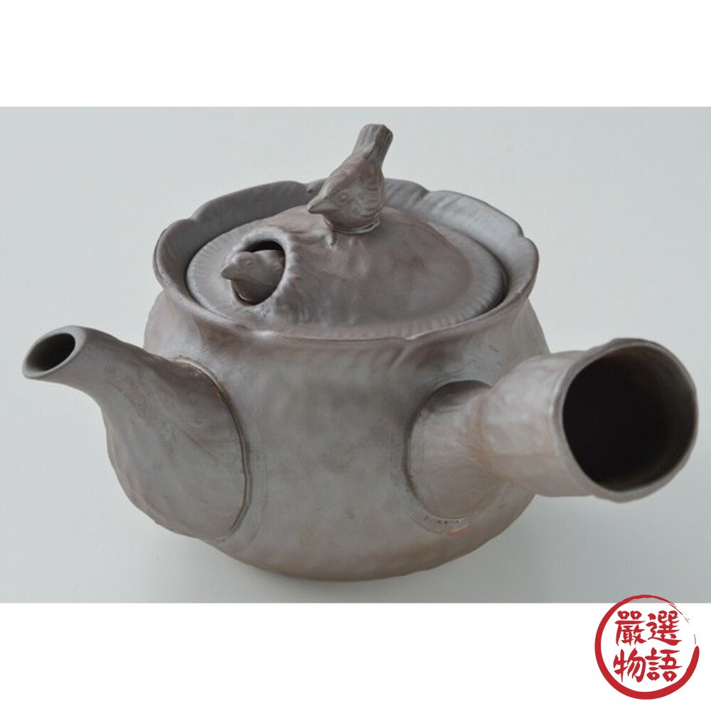 日本製 萬古燒 小鳥造型紫泥泡茶壺 220cc 陶瓷茶壺 日式茶壺 泡茶壺茶壺 茶具 側把壺 小茶壺 日本進口 封面照片