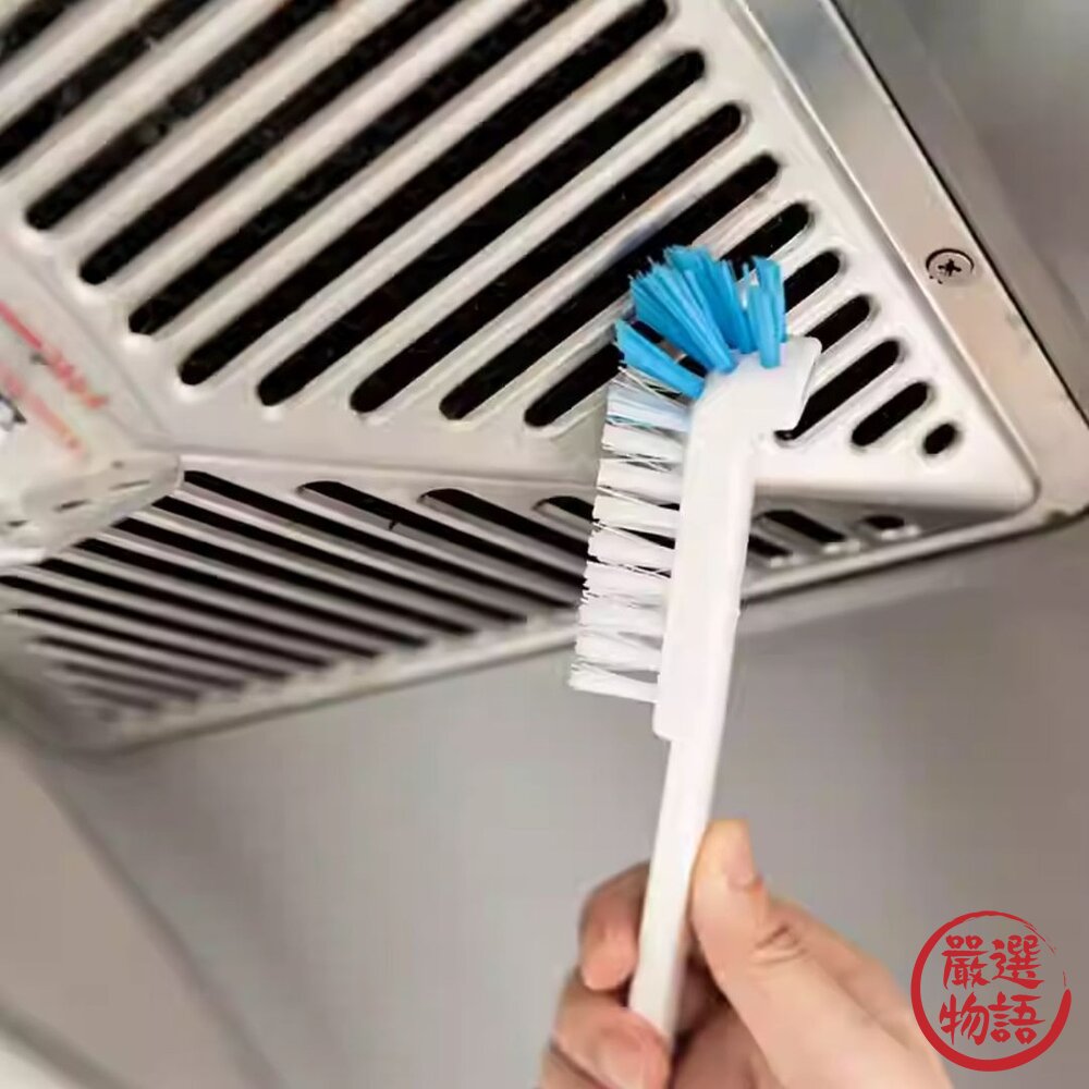 日本進口 Aisen 彎頭清潔刷 排水口/廚房/水槽/杯子/縫隙 零死角清潔刷 長柄清洗刷 L型刷子-圖片-5