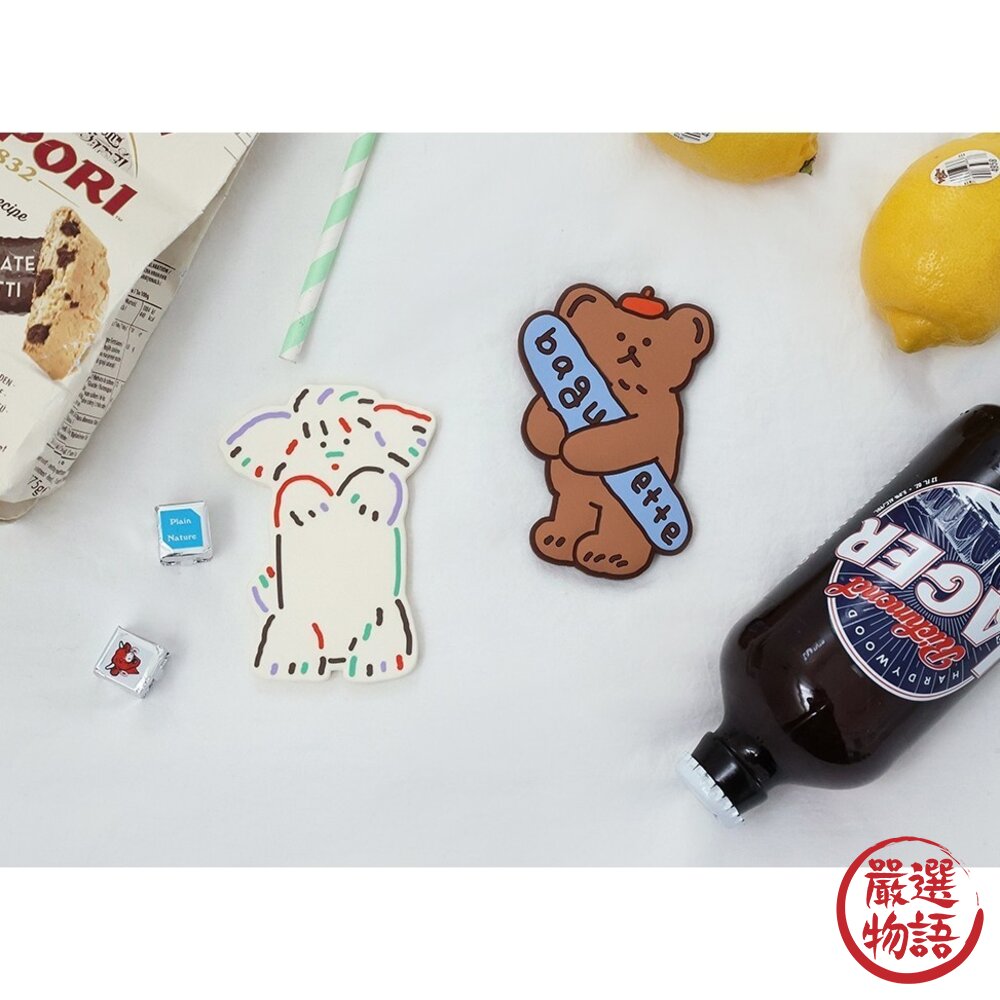 韓國代購 Romane韓國文創磁鐵開瓶器 多拿熊 多拿貓 馬爾濟斯 衝浪小熊 開罐器 開瓶器 開瓶 開罐 日本進口-圖片-2