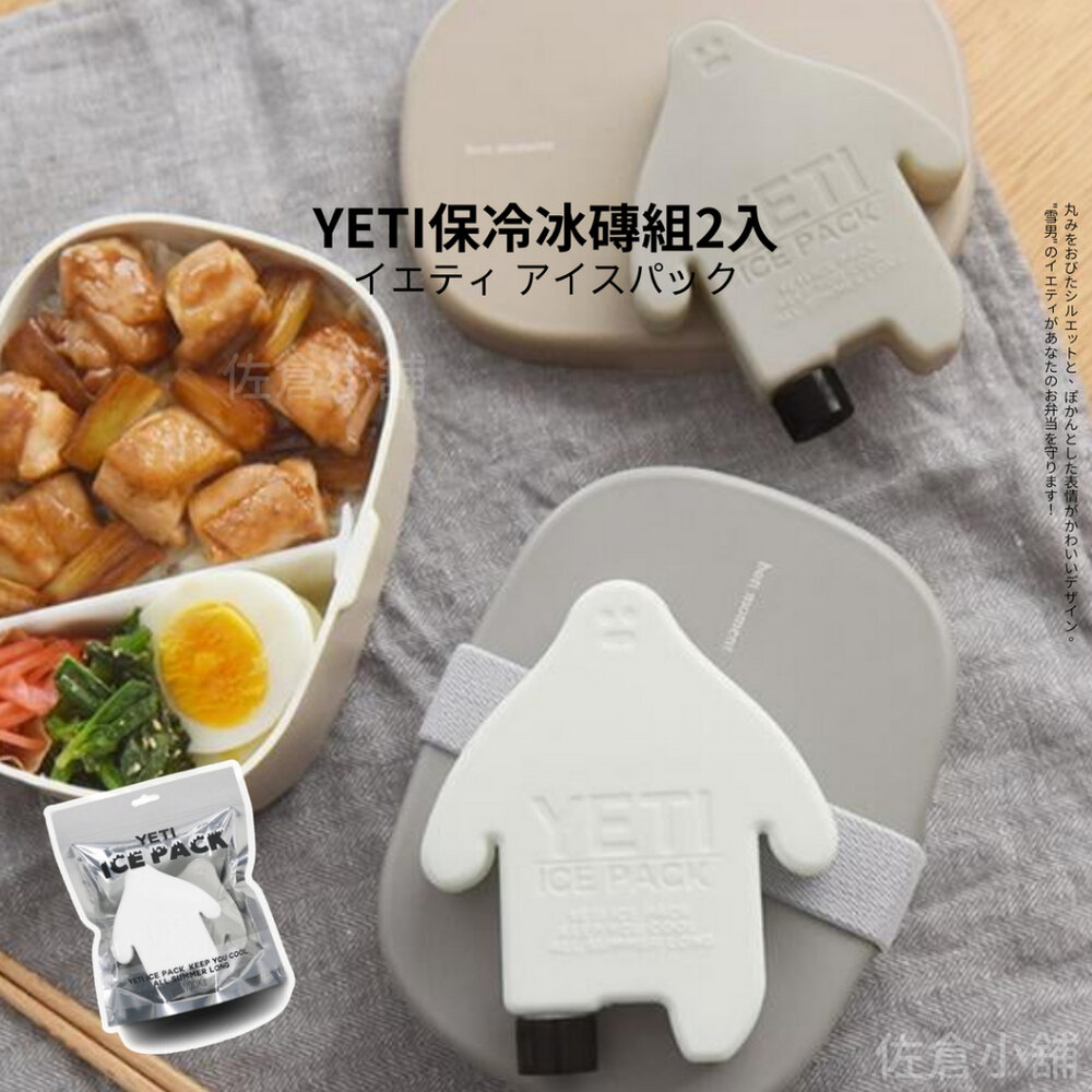 SF-020270-YETI雪人保冷冰磚組 2入 保冷劑 保冰劑 保冰盒 野餐 露營 便當