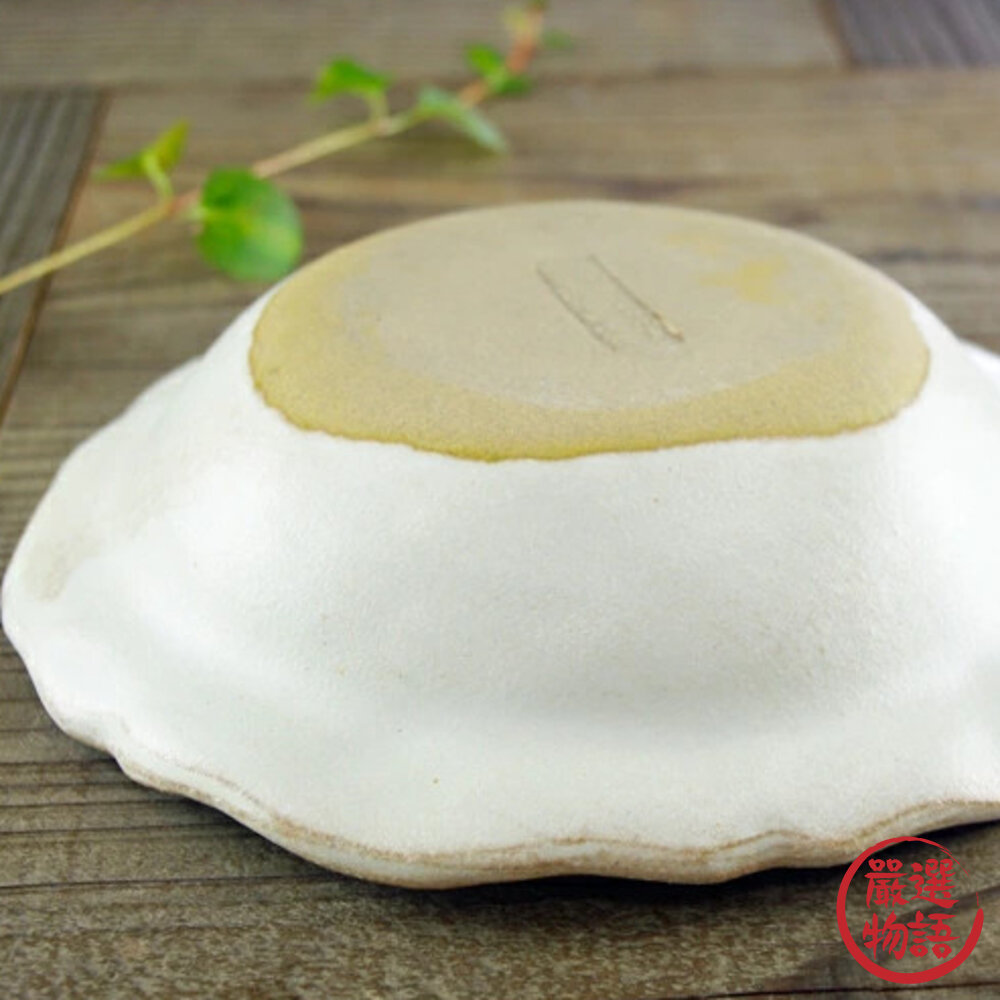 日本製 kinari 益子燒褶邊盤 大 淺盤 咖哩盤 義大利麵盤 沙拉盤 陶瓷 日式餐具-圖片-2