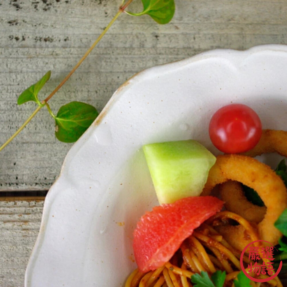 日本製 kinari 益子燒褶邊盤 大 淺盤 咖哩盤 義大利麵盤 沙拉盤 陶瓷 日式餐具-圖片-5