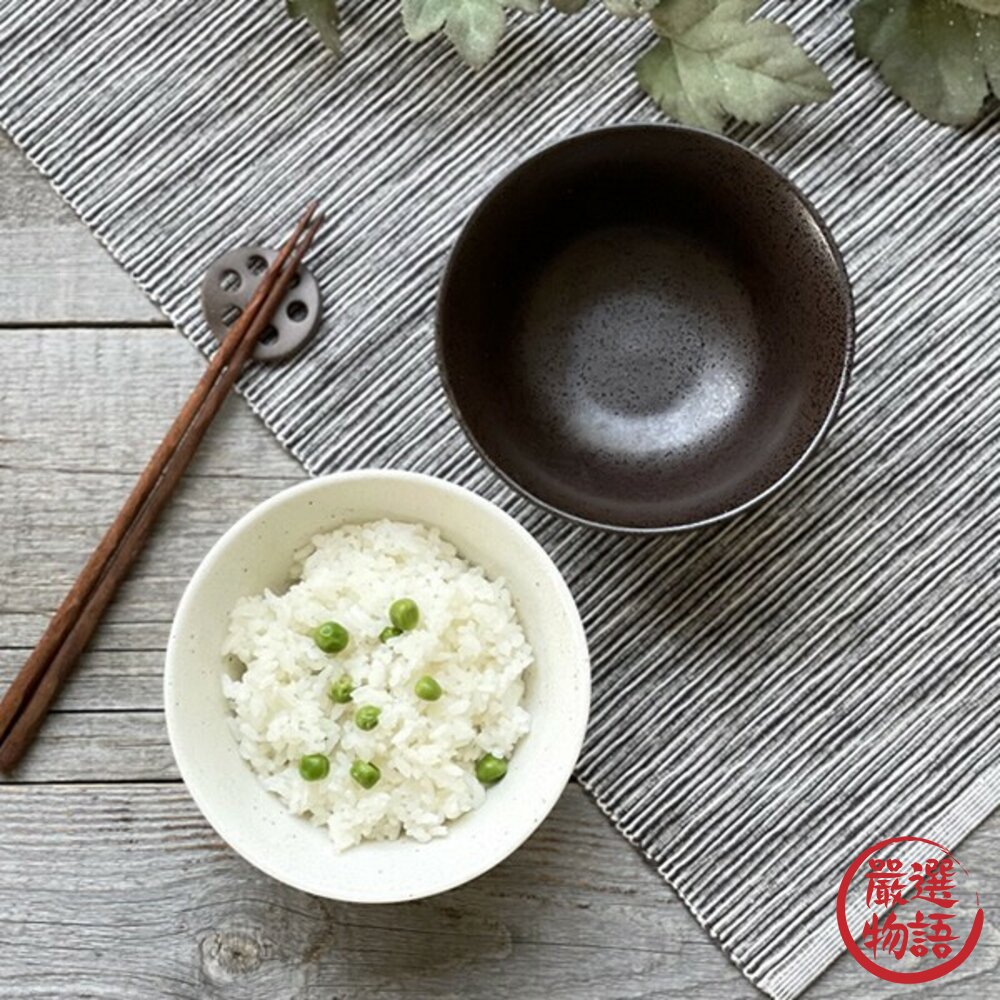 現貨 日本製 美濃燒 十草線條碗 黑白陶瓷碗 湯碗 耐熱簡約碗 日式手工碗 日本進口-圖片-3