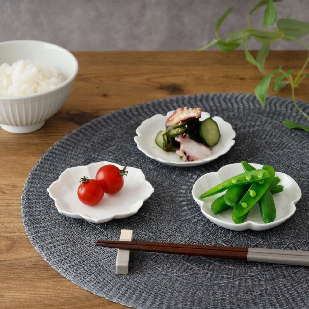 SF-020358-日本製 Miyama深山 gaku豆皿 浮雕刻紋小碟 醬料碟 小菜碟 小盤 gaku 日本進口