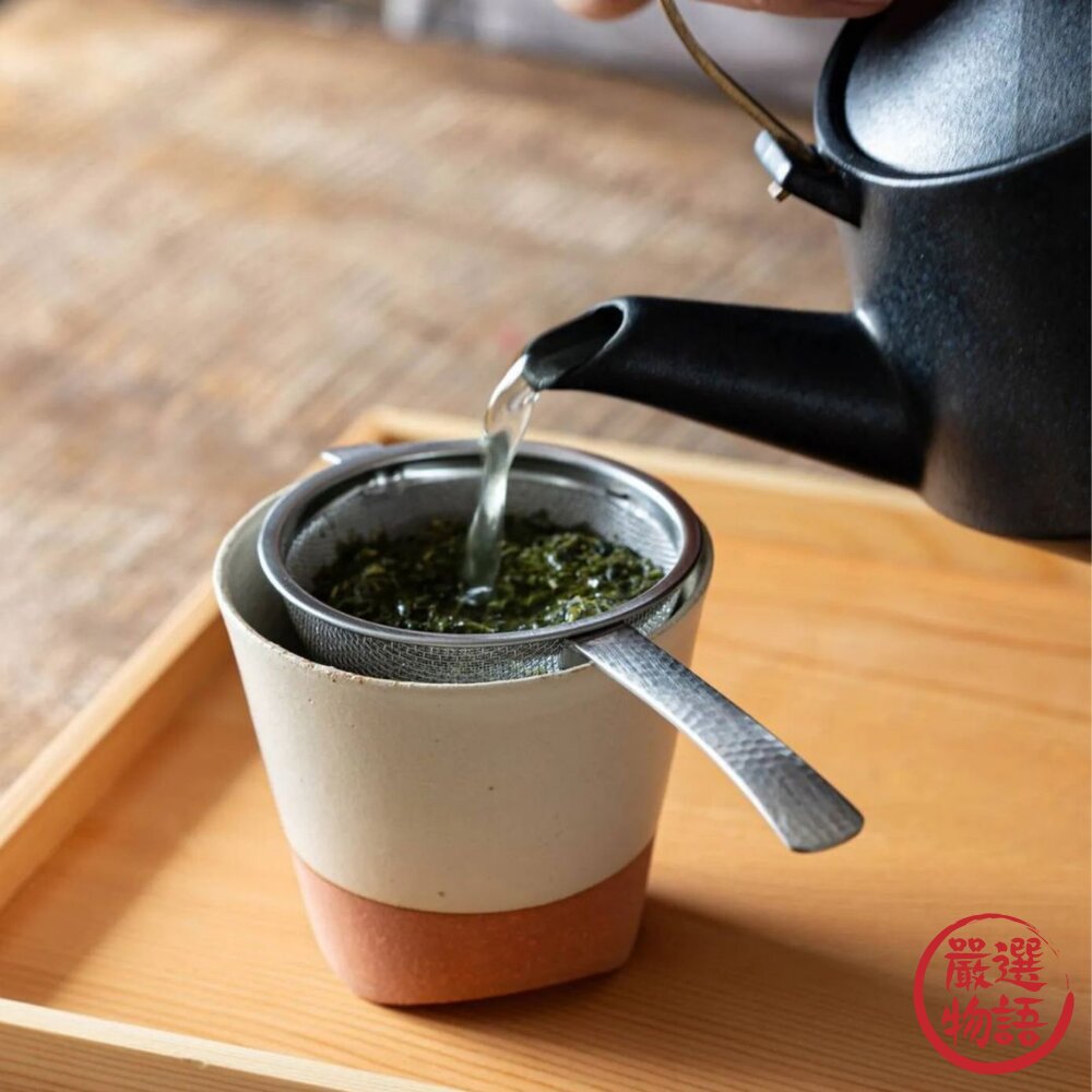 日本製 燕三條 槌目紋帶柄濾茶器 18-8不鏽鋼｜濾茶網 茶篩 濾茶器 茶葉匙 過濾網 封面照片