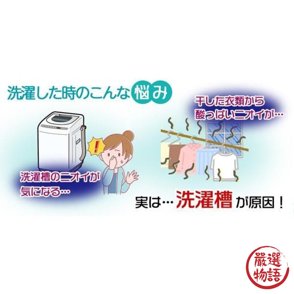 日本Como Life除垢抗菌洗衣球 可使用6個月 防霉除臭洗衣槽清潔劑 洗衣機專用提升清潔效果 日本進口-圖片-3