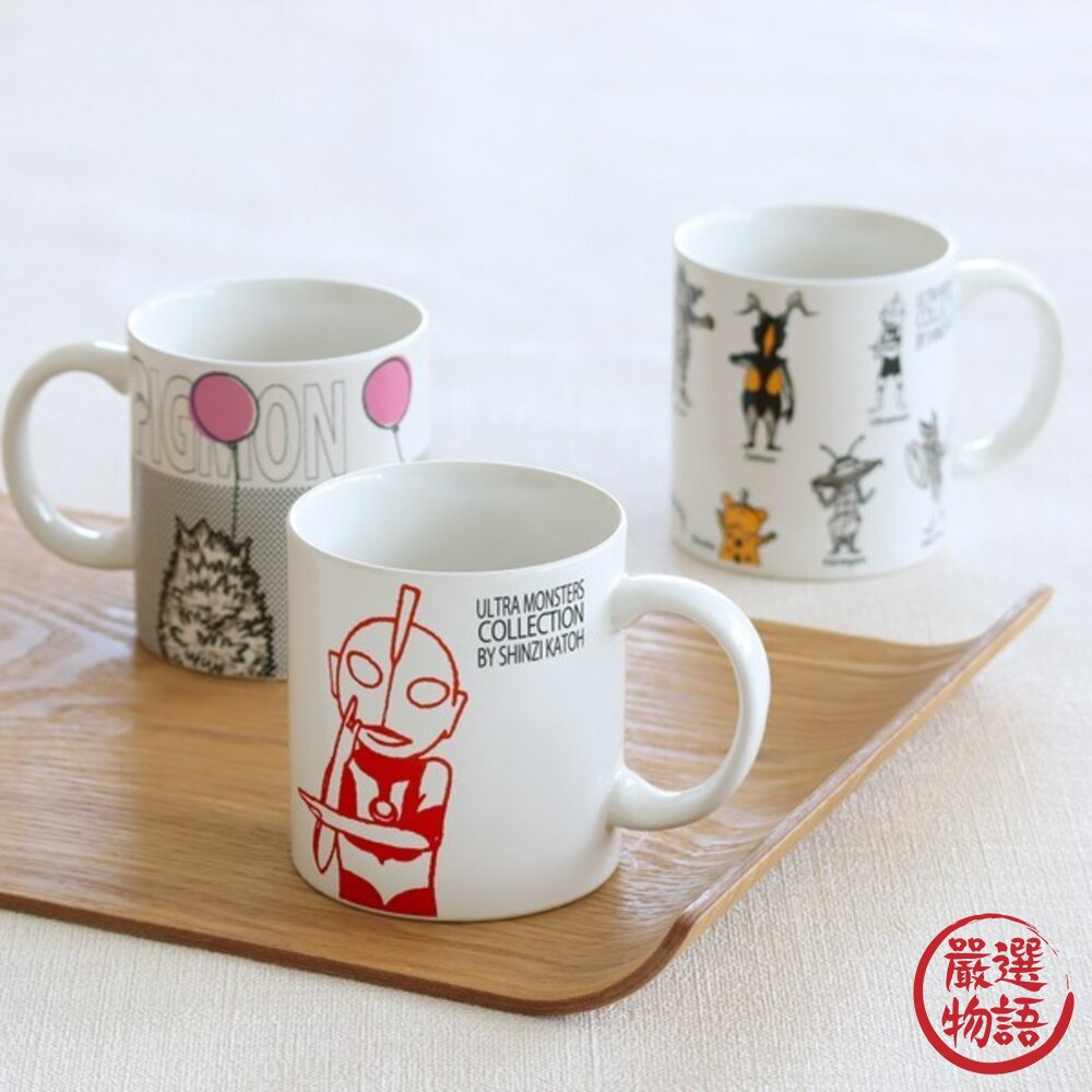 日本製美濃燒奧特曼全系列陶瓷馬克杯330ml | 超人力霸王 鹹蛋超人 水杯 陶瓷杯 封面照片
