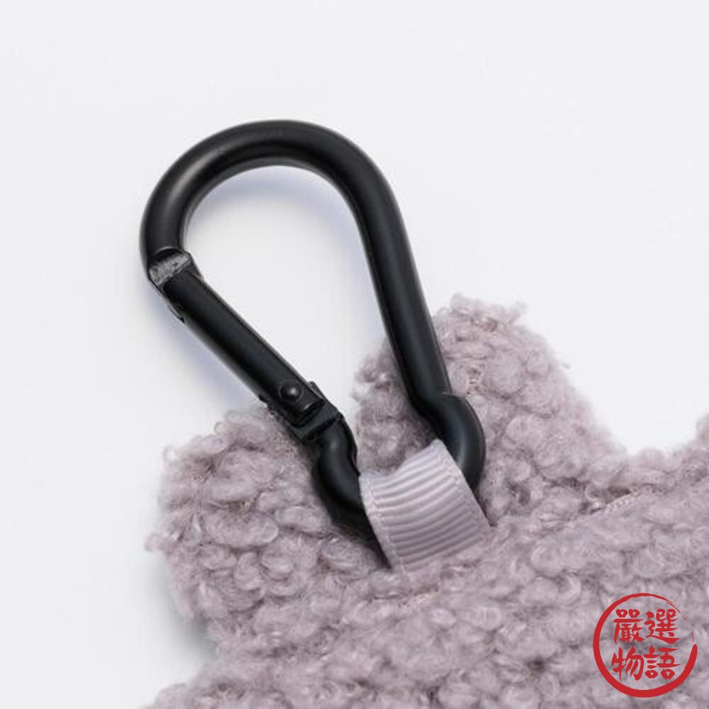 絨毛證件卡套 韓國Romane Brunch Brother Puppy&Bunny 可當行李掛牌不撞款式 日本進口-圖片-4