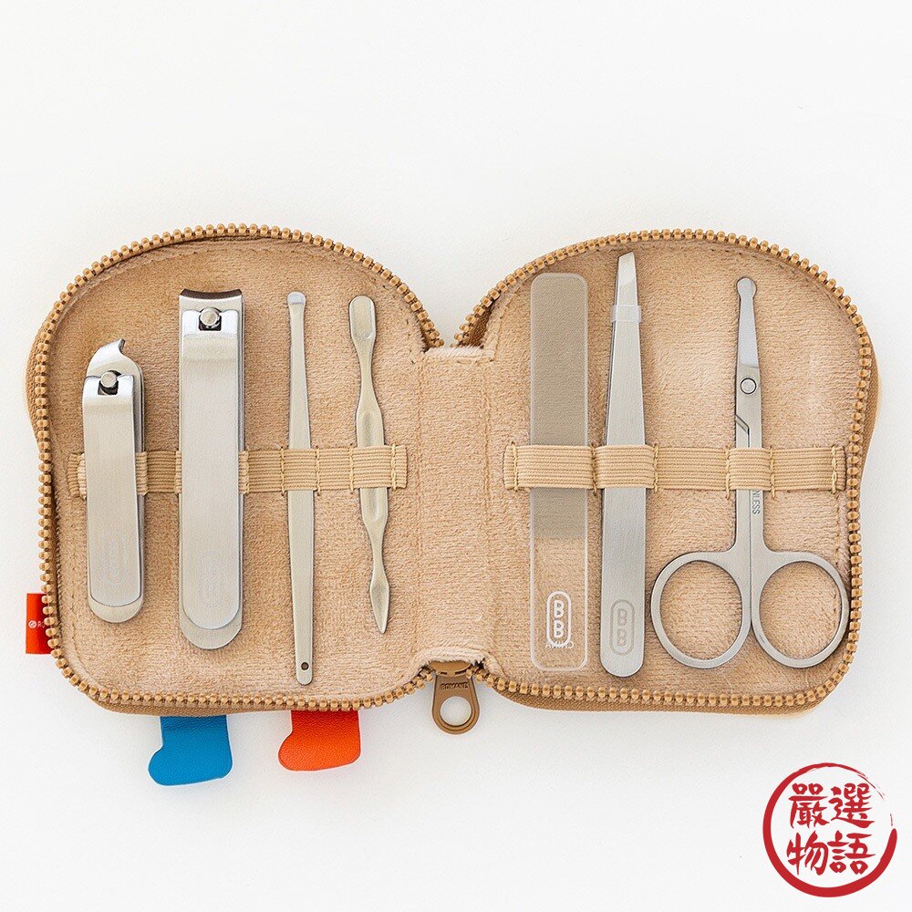 吐司造型指甲剪套裝組 韓國Romane Brunch Brother Toast 體積小方便攜帶適合旅行 日本進口-圖片-1