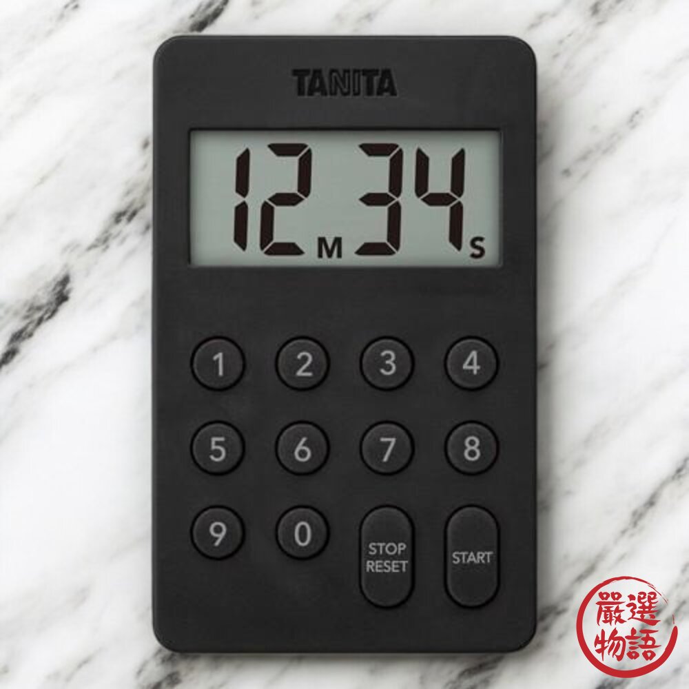 電子計時器 日本 Tanita 磁吸式廚房計時器 TD-415 橘 黑 白 計時器 倒數計時器 磁吸 日本進口-圖片-3
