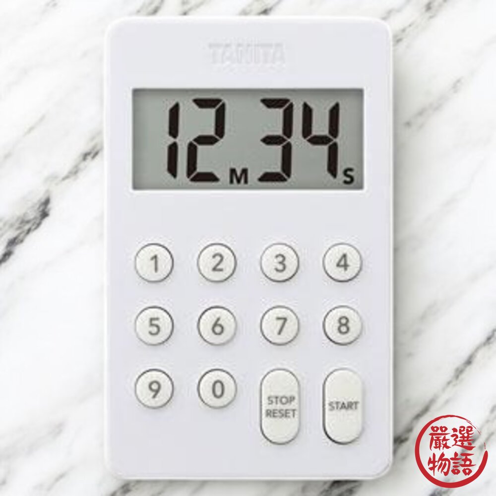 電子計時器 日本 Tanita 磁吸式廚房計時器 TD-415 橘 黑 白 計時器 倒數計時器 磁吸 日本進口-圖片-4