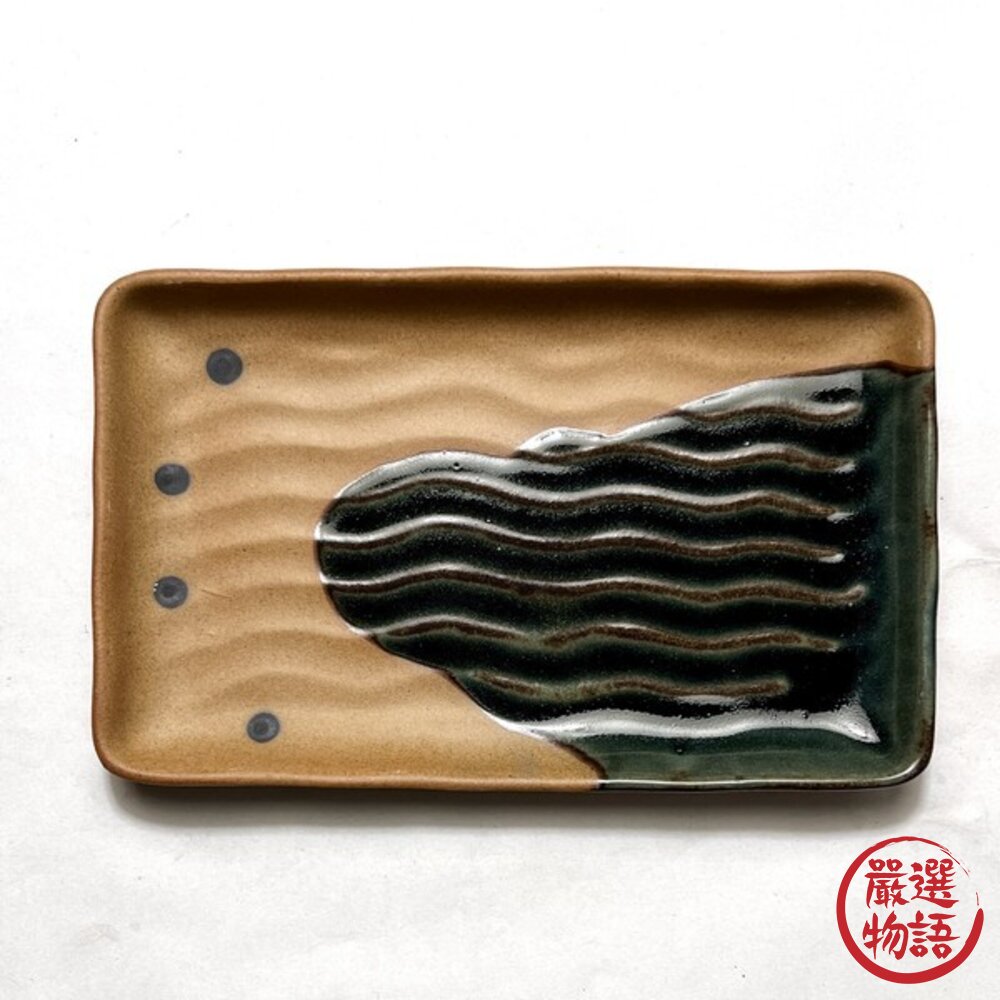 現貨 日本製 BLUT'S rokuro 六魯 長方盤藏青色 | 陶瓷盤 長盤 魚盤 碗盤器皿 盤子 日本進口-圖片-1