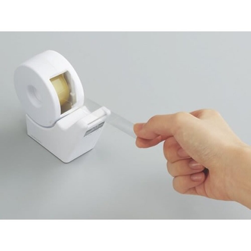 SF-020460-日本進口 KOKUYO國譽GLOO聯名款省力吸盤式膠台 | T-GM510W 小膠台 膠台 膠帶台 創意文具 辦公用品