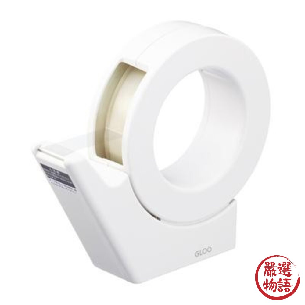 日本進口 KOKUYO國譽GLOO聯名款省力吸盤式膠台 | T-GM510W 小膠台 膠台 膠帶台 創意文具 辦公用品-圖片-4