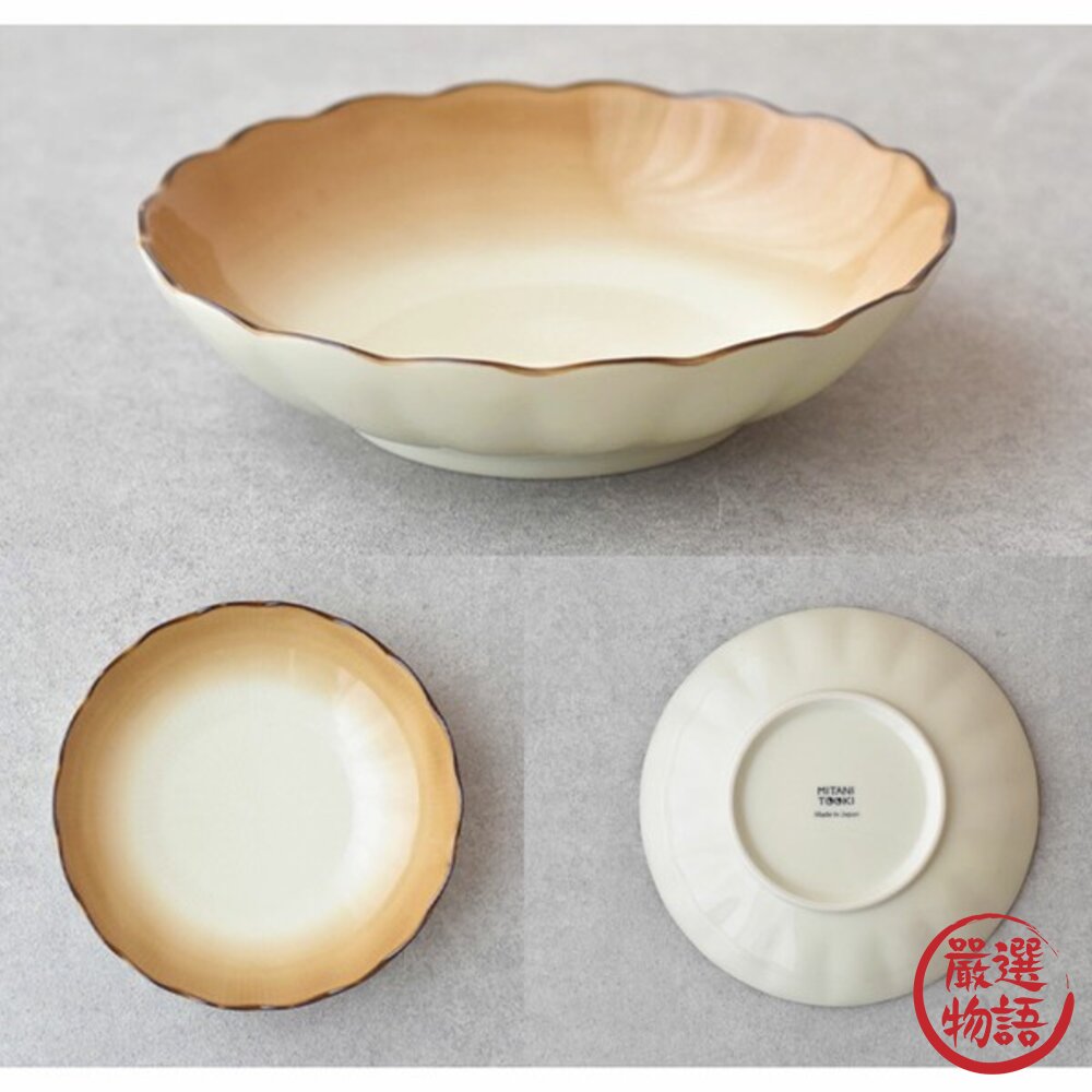 日本製透明十草冷麵蕎麥麵日式餐盤 日式碗盤 圓盤| 20.9cm 麵盤 菜盤 深盤 餐盤-圖片-4