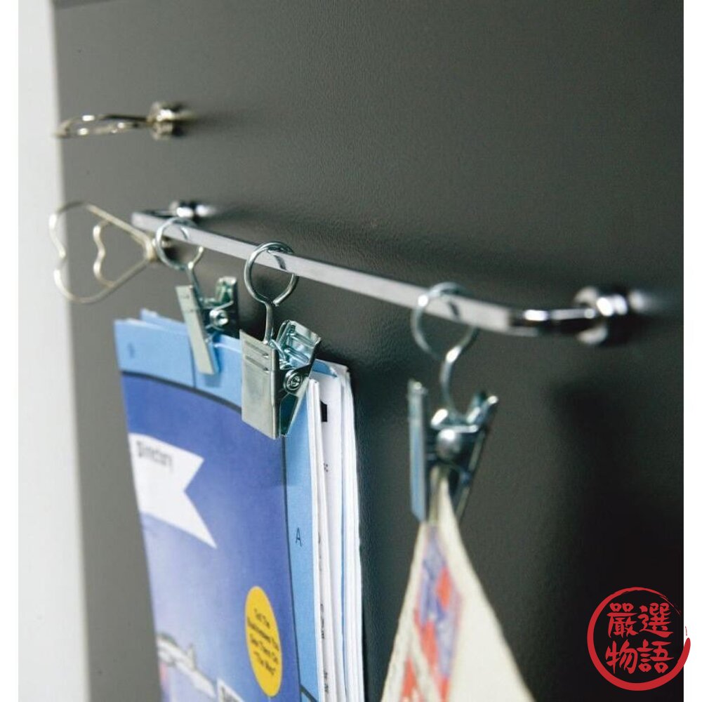 日本復古DULTON免打孔票據菜單磁鐵收納夾｜日本進口 三夾式 強力磁鐵夾 菜單夾 帳單夾 名牌夾 文具夾 發票夾 封面照片