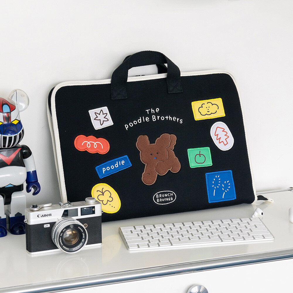 SF-020503-韓國文創Romane早午餐兄弟筆電包 平板保護包 電腦包 手提電腦包 | 15吋筆電包 手提電腦保護